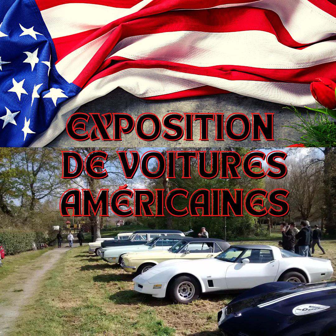 Exposition de voitures américaines le dimanche 13 novembre 2022 à l'hippodrome de Maure de Bretagne
