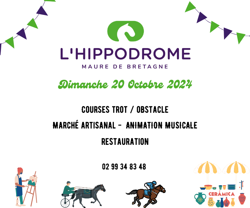 Tous à l'hippodrome le dimanche 20 octobre 2024