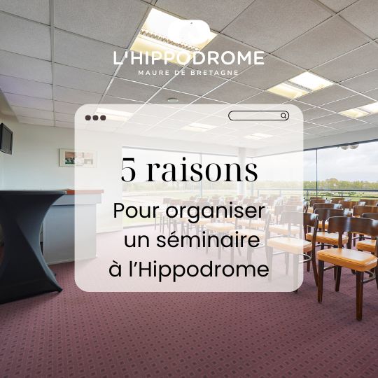 🏇 5 raisons d’organiser votre séminaire à l’hippodrome ✨