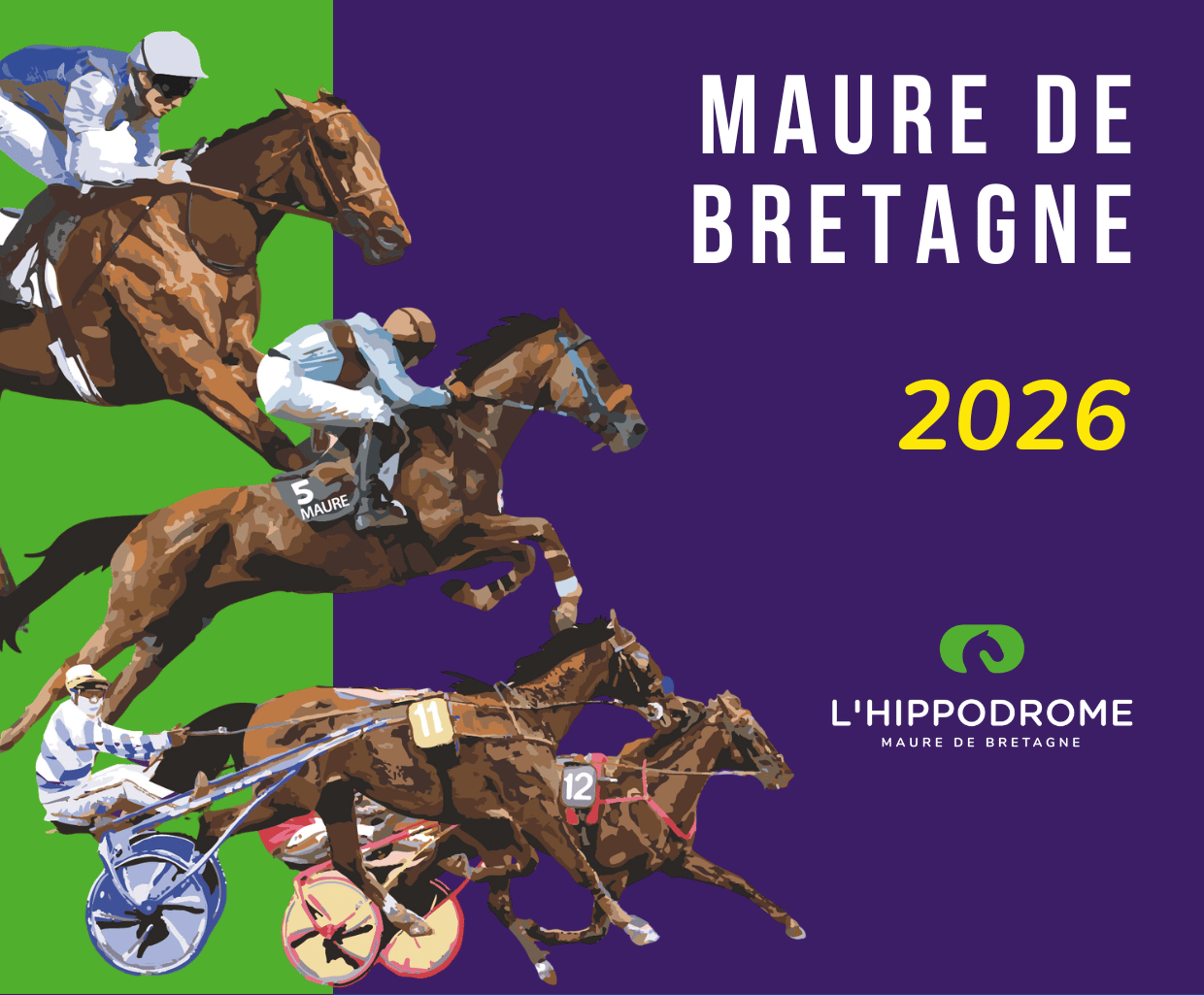 2026- Affiche Hippodrome de Maure de Bretagne
